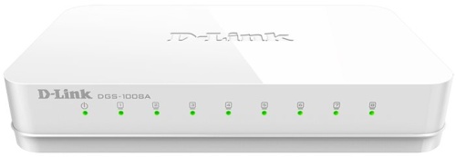 Коммутатор неуправляемый D-Link DGS-1008A/D2A