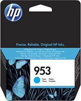 Оригинальный струйный картридж Hewlett Packard 953 F6U12AE голубой