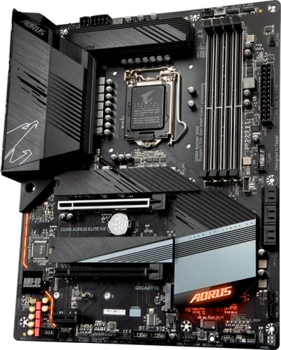 Мат. плата Socket1200 GIGABYTE Z590 AORUS ELITE AX фото 2