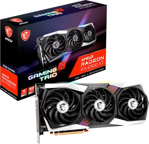 Видеокарта PCI-E MSI 16Gb Radeon RX 6900 XT (RX 6900 XT GAMING X TRIO 16G) RTL фото 6