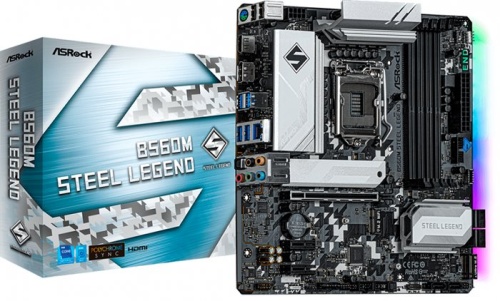 Мат. плата Socket1200 ASRock B560M STEEL LEGEND фото 4