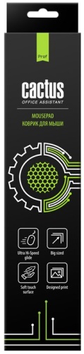 Коврик Cactus Black XXL черный CS-MP-PRO02ХXL фото 3 Коврик Cactus Black XXL черный CS-MP-PRO02ХXL фото 3