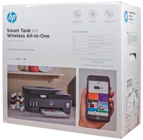 МФУ струйное Hewlett Packard Smart Tank 615 (Y0F71A) фото 6