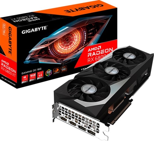 Видеокарта PCI-E GIGABYTE 16Gb Radeon RX 6800 XT (GV-R68XTGAMING OC-16GD) RTL фото 8