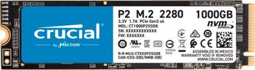 Накопитель SSD M.2 Crucial 1000Gb P2 CT1000P2SSD8