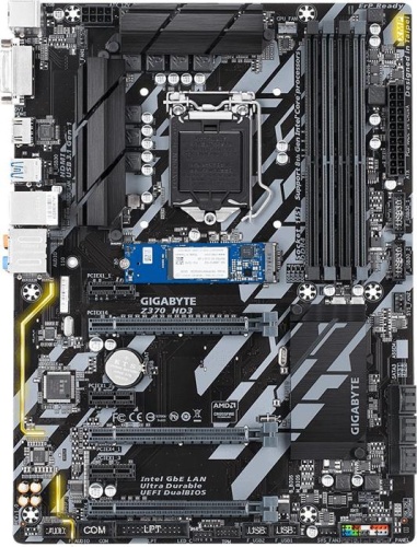 Мат. плата Socket1151v2 GIGABYTE Z370 HD3-OP