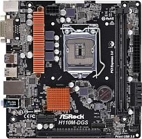 Мат. плата Socket1151 ASRock H110M-DGS R3.0