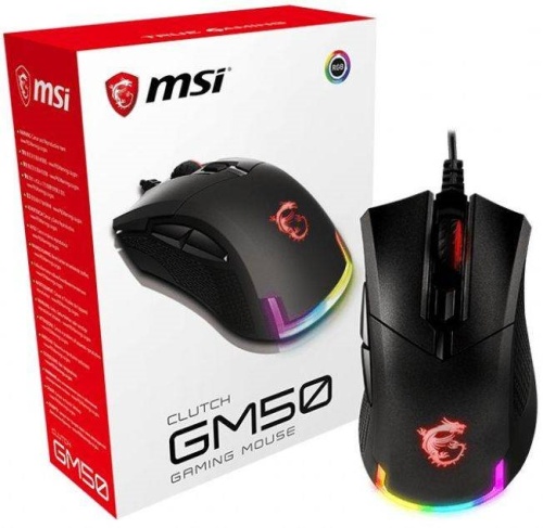 Мышь MSI Clutch GM50 черный S12-0401770-PA3 фото 5