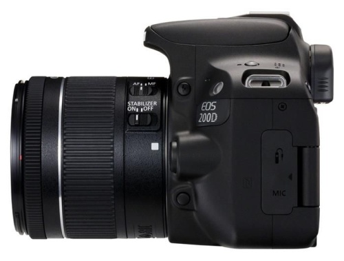 Цифровой фотоаппарат Canon EOS 200D черный 2250C002 фото 6