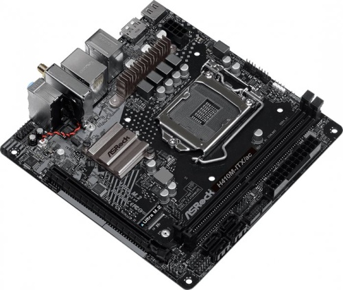 Мат. плата Socket1200 ASRock H410M-ITX/AC фото 2