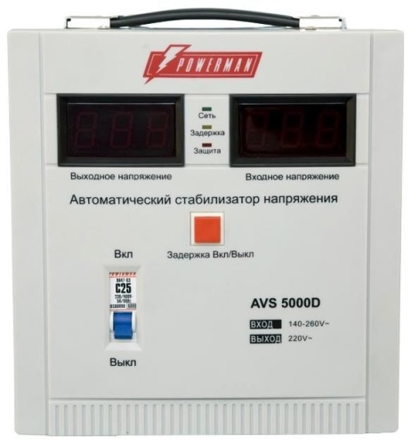 Стабилизатор напряжения Powerman 5000VA AVS-D Voltage Regulator AVS-5000D фото 2