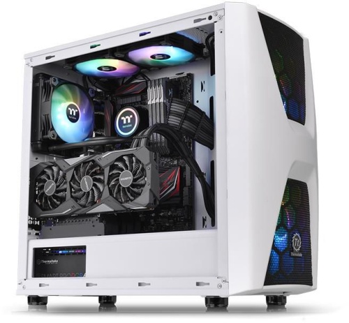 Корпус Miditower Thermaltake Commander C34 TG белый CA-1N5-00M6WN-00 фото 7