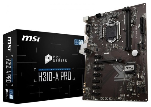 Мат. плата Socket1151v2 MSI H310-APRO фото 5 Мат. плата Socket1151v2 MSI H310-APRO фото 5