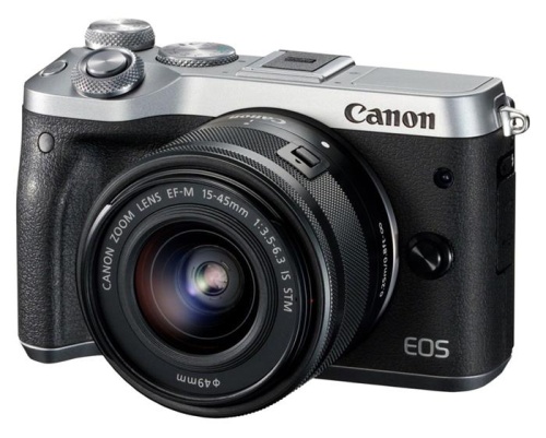 Цифровой фотоаппарат Canon EOS M6 черный/серебристый 1725C012