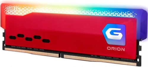 Модуль памяти DDR4 Geil 32Gb (2x16Gb KIT) ORION Red RGB (GOSR432GB3200C16BDC) фото 2 Модуль памяти DDR4 Geil 32Gb (2x16Gb KIT) ORION Red RGB (GOSR432GB3200C16BDC) фото 2