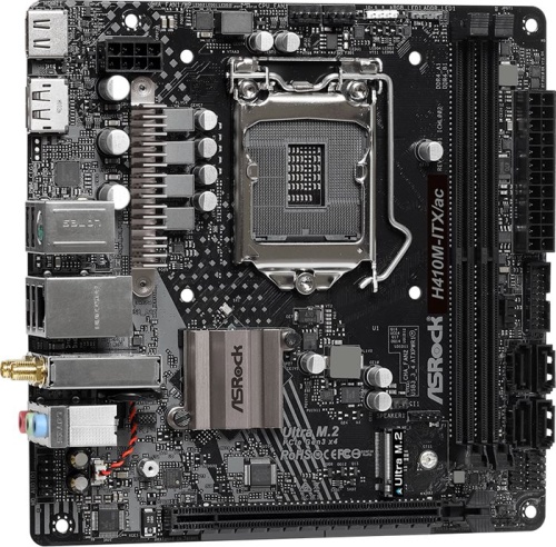 Мат. плата Socket1200 ASRock H410M-ITX/AC фото 3