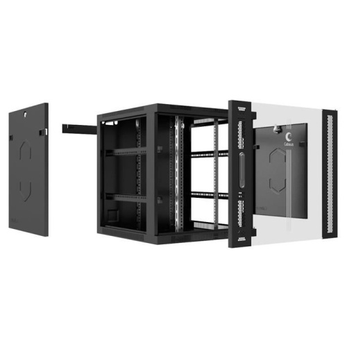 Шкаф телекоммуникационный Cabeus SH-05F-18U60/45-BK фото 4 Шкаф телекоммуникационный Cabeus SH-05F-18U60/45-BK фото 4