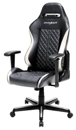 Игровое кресло DXRacer OH/DH73/NW Drifting чёрно-белое Игровое кресло DXRacer OH/DH73/NW Drifting чёрно-белое
