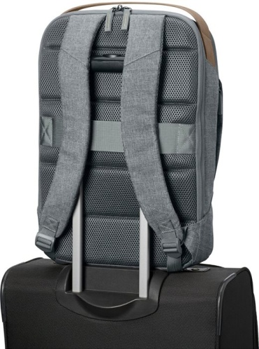 Рюкзак для ноутбука Hewlett Packard 15.6 RENEW серый/коричневый пластик (1A211AA) фото 6 Рюкзак для ноутбука Hewlett Packard 15.6 RENEW серый/коричневый пластик (1A211AA) фото 6