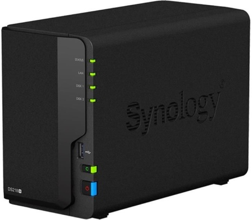 Сетевое хранилище данных (NAS) Synology DS218+ фото 2