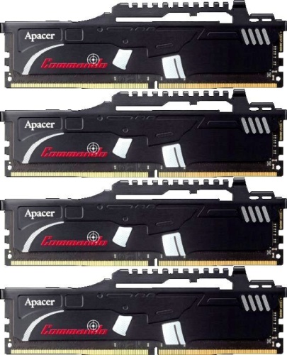 Модуль памяти DDR4 Apacer 32Gb (4x8Gb KIT) Commando (EK.32GAV.GEAK4)