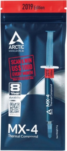 Термопаста Arctic Cooling MX-4 Thermal Compound 4-gramm 2019 Edition (ACTCP00002B) фото 2