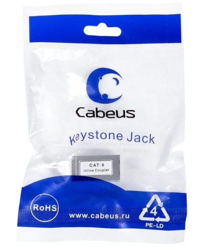 Проходник Cabeus CA-8p8c-C6-SH фото 2 Проходник Cabeus CA-8p8c-C6-SH фото 2