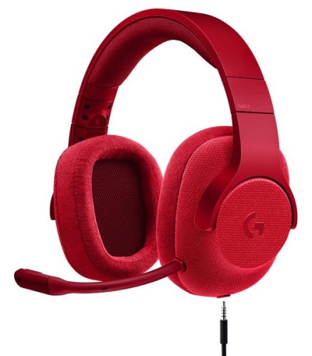 Гарнитура Logitech 7.1 Surround Gaming Headset G433 FIRE RED 981-000652 Гарнитура Logitech 7.1 Surround Gaming Headset G433 FIRE RED 981-000652