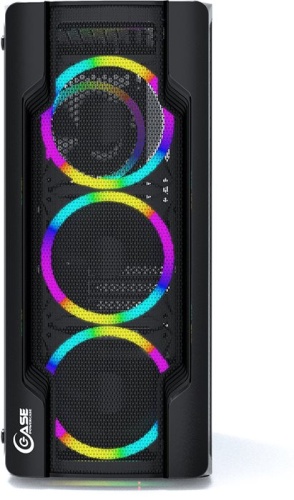 Корпус Miditower PowerCase Mistral X4 Mesh LED (CMIXB-L4) фото 2