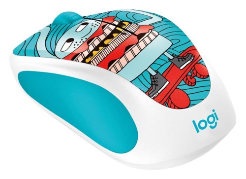 Беспроводная мышь Logitech Wireless Mouse M238 Doodle Collection SKATEBURGER 910-005052 фото 3