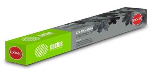 Картридж совместимый лазерный Cactus CS-EXV49BK