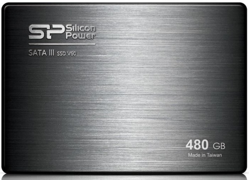 Накопитель SSD SATA 2.5 Silicon Power 480Гб V60 SATA III SP480GBSS3V60S25
