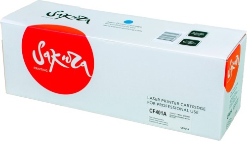 Картридж совместимый лазерный Sakura SACF401A