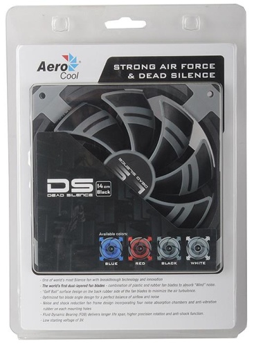 Вентилятор для корпуса Aerocool DS 14см Black (без подсветки) фото 5