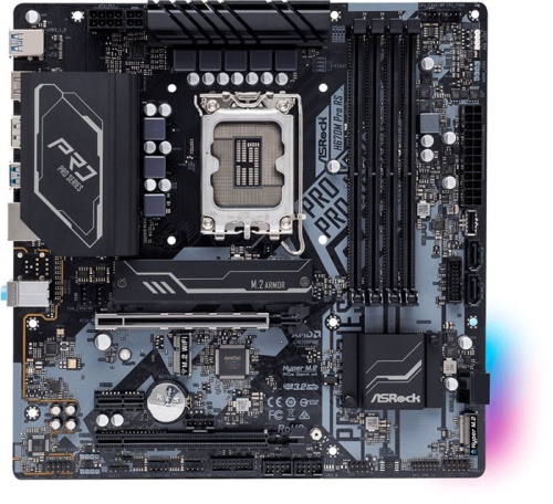 Мат. плата Socket1700 ASRock H670M PRO RS