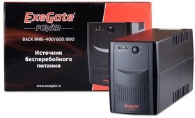 (UPS) ExeGate 800VA Power Back NNB-800, Black EP212516RUS