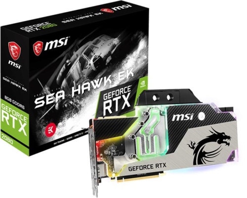 Видеокарта PCI-E MSI 8192Mb RTX 2080 SEA HAWK EK X фото 5