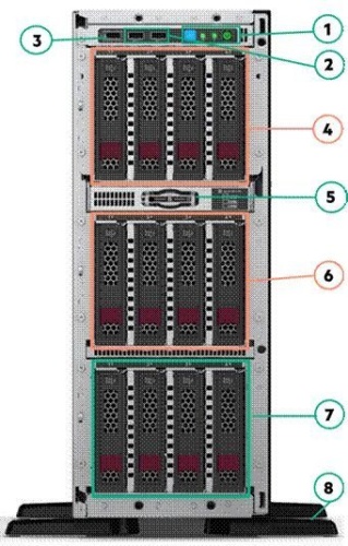 Опция для сервера Hewlett Packard ML350 Gen10 4LFF HDD Cage Kit 874566-B21 Опция для сервера Hewlett Packard ML350 Gen10 4LFF HDD Cage Kit 874566-B21