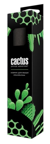 Коврик Cactus CS-MP-D02S черный фото 3