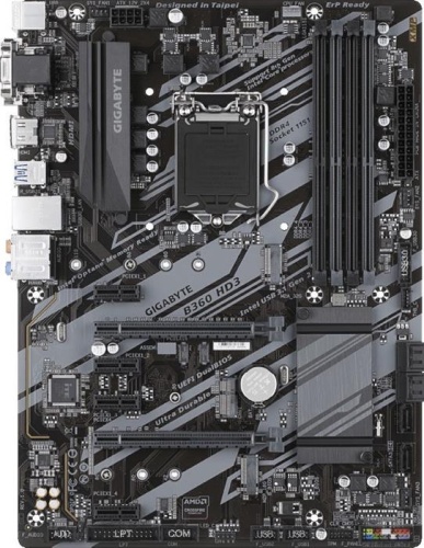 Мат. плата Socket1151v2 GIGABYTE B360 HD3 фото 2