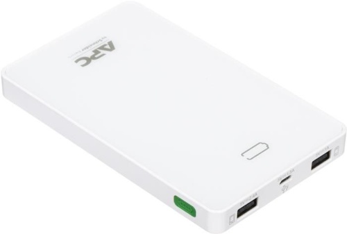 Мобильный аккумулятор APC Mobile Power Pack, 10000mAh Li-polymer, White M10WH-EC