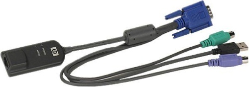 Опции к шкафам и KVM Hewlett Packard PS2 USB Virt Media Interface Adapter AF604A Опции к шкафам и KVM Hewlett Packard PS2 USB Virt Media Interface Adapter AF604A