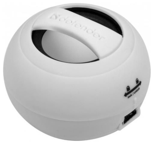 Акустическая система Defender 1.0 Soundway White 65558