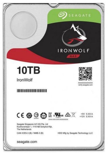 Жесткий диск SATA HDD Seagate 10TB IronWolf NAS HDD ST10000VN0008
