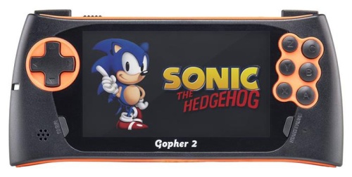 Игровая консоль SEGA Genesis Gopher 2 LCD 4.3 , +500 игр (оранжевая)