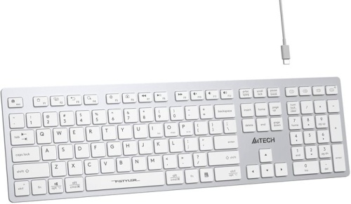 Клавиатура A4Tech Fstyler FBX50C белый (FBX50C WHITE) фото 2