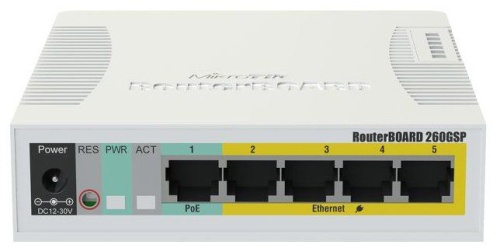 Коммутатор MikroTik RB260GSP Коммутатор MikroTik RB260GSP