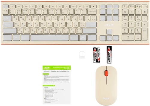 Комплект клавиатура + мышь Acer OCC200 (ZL.ACCEE.004) фото 5