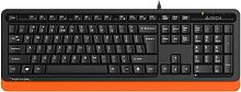 Клавиатура A4Tech Fstyler FKS10 черный/оранжевый FKS10 ORANGE