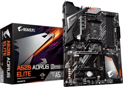 Мат. плата SocketAM4 GIGABYTE A520 AORUS ELITE фото 4